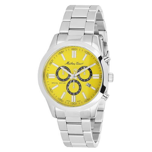 Mathey-Tissot Special Edition Chronograph Yellow Dial Men's Watch - H455CHJ