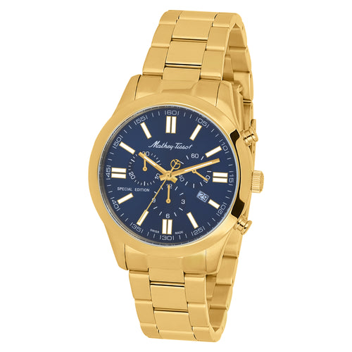 Mathey-Tissot Special Edition Chronograph Blue Dial Men's Watch - H455CHPBU