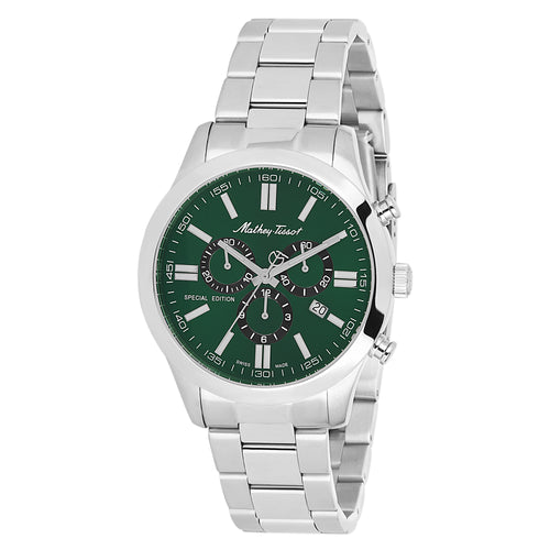 Mathey-Tissot Special Edition Chronograph Green Dial Men's Watch - H455CHVE