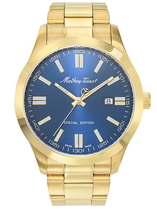 Mathey-Tissot Special Edition Analog Blue Dial Men's Watch - H455PBU