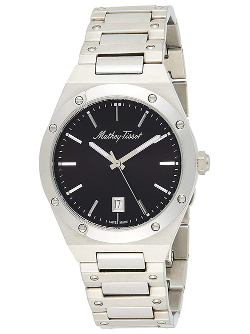 Mathey-Tissot Swiss Made Eliser Black Dial Men's Watch H680AN