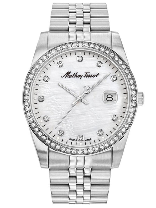 Mathey-Tissot Analog White Dial Men's Watch-H709AQI