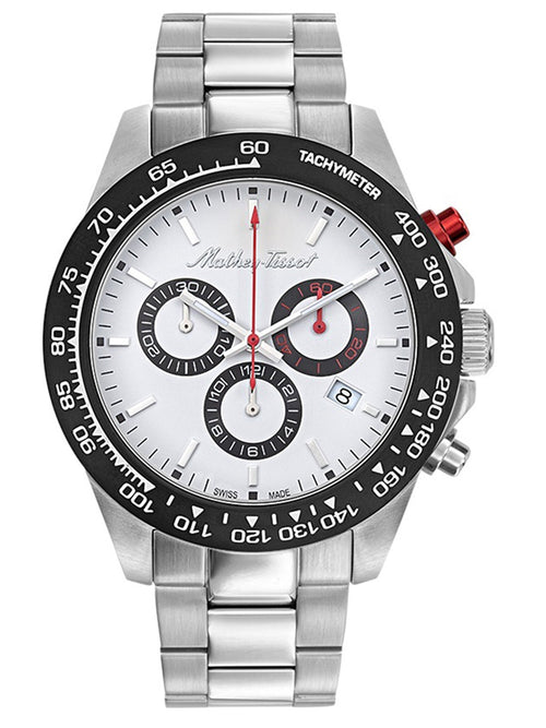 Mathey-Tissot Analog White Dial Men's Watch-H901CHAI