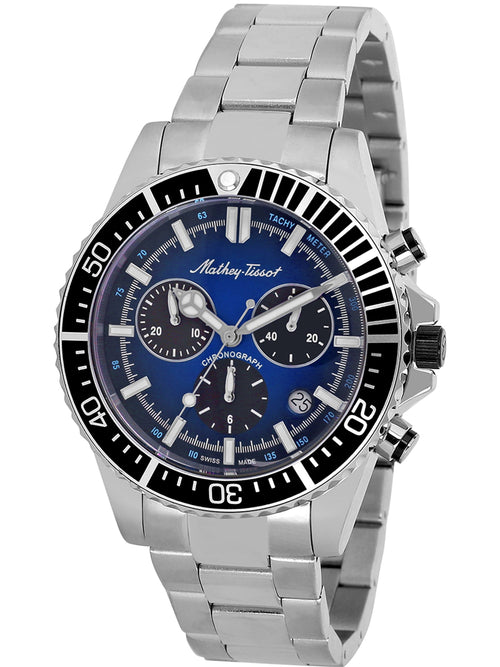 Mathey-Tissot Blue Dial Analog Watch for Men - View 1