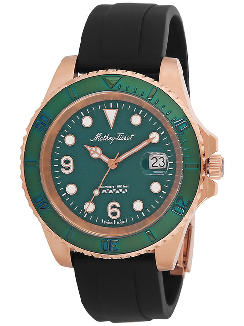 Mathey-Tissot Green Dial Analog Watch for Men - View 1