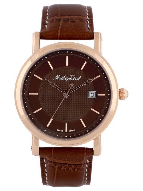 Mathey-Tissot Analog Brown Dial Men's Watch-HB611251AM