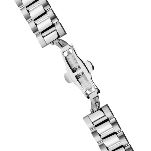 Ingersoll 1892 The Jazz Gents Automatic Watch with Silver Dial and Stainless Steel Bracelet - I07703
