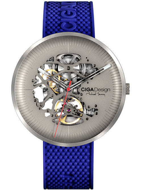 CIGA Design Mechanical Wristwatch MY Series Michael Young Series Skeleton - M031-TITI-W15BU