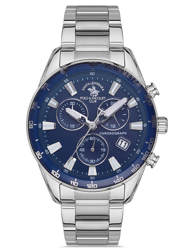 Santa barbara polo & racquet club D.Blue Dial Chronograph Watch For Men - SB.1.10430-2
